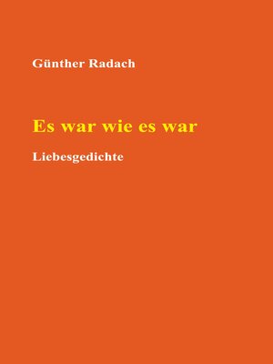 cover image of Es war wie es war